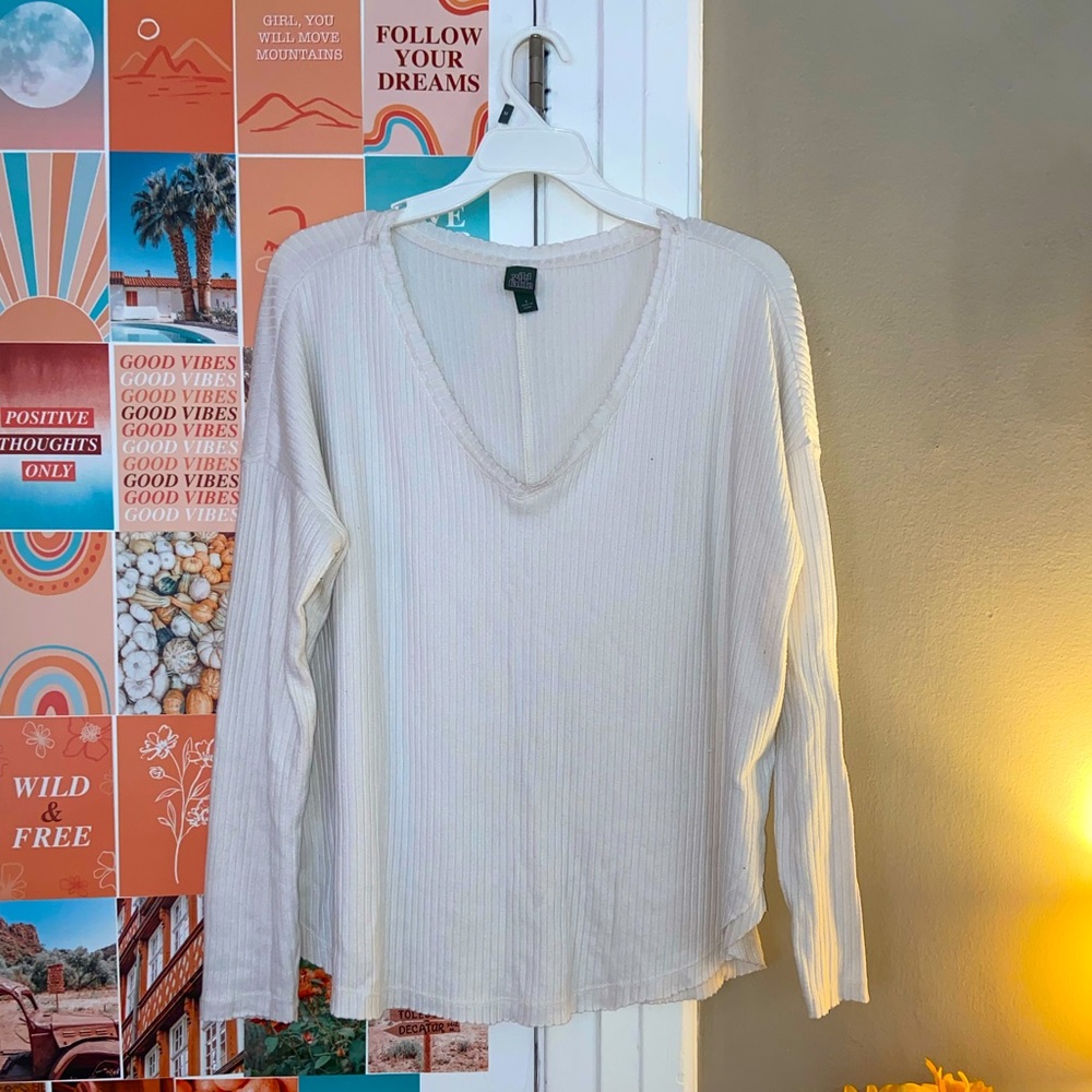 White Long Sleeved Shirt